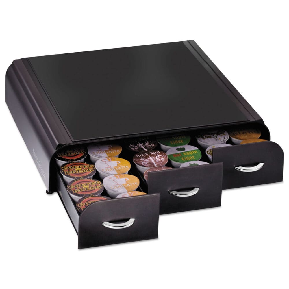 Anchor 36 Capacity Coffee Pod Drawer, 13.46 x 12.87 x 2.72, Black - Image 2