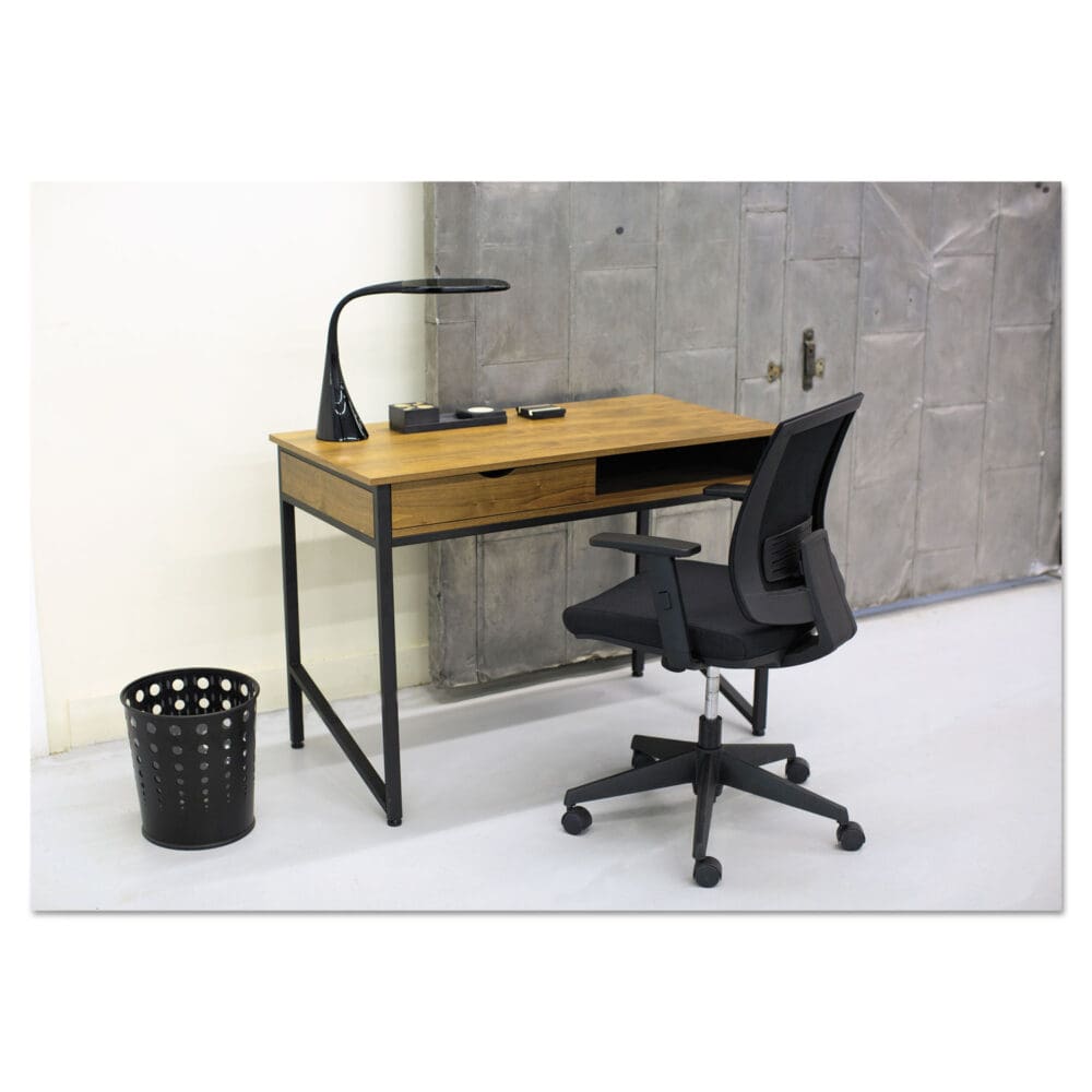 Bubble Wastebaskets, 6 gal, Steel, Black - Image 2