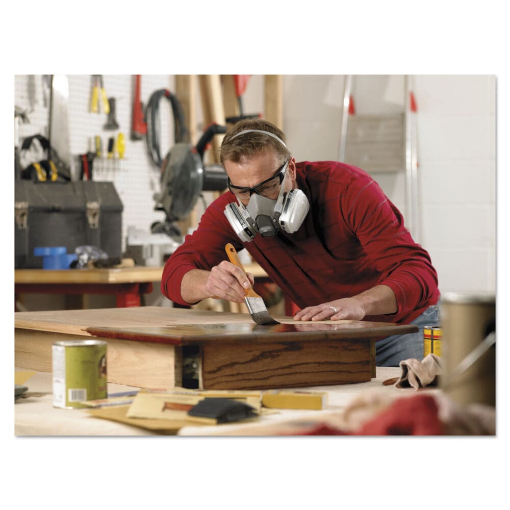 Half Facepiece Paint Spray/Pesticide Respirator, Large - Image 3