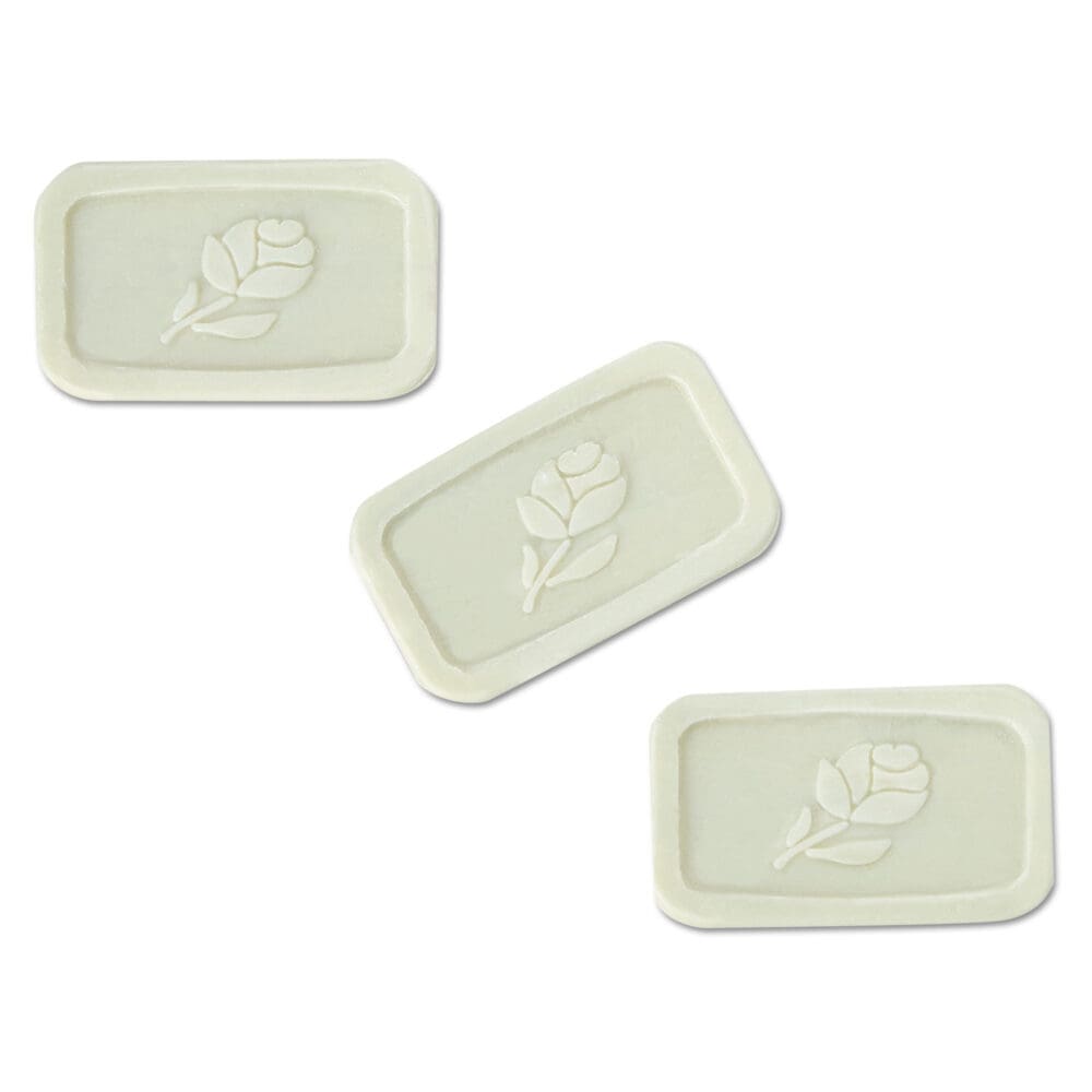 Unwrapped Amenity Bar Soap, Fresh Scent, #1 1/2, 500/Carton - Image 2