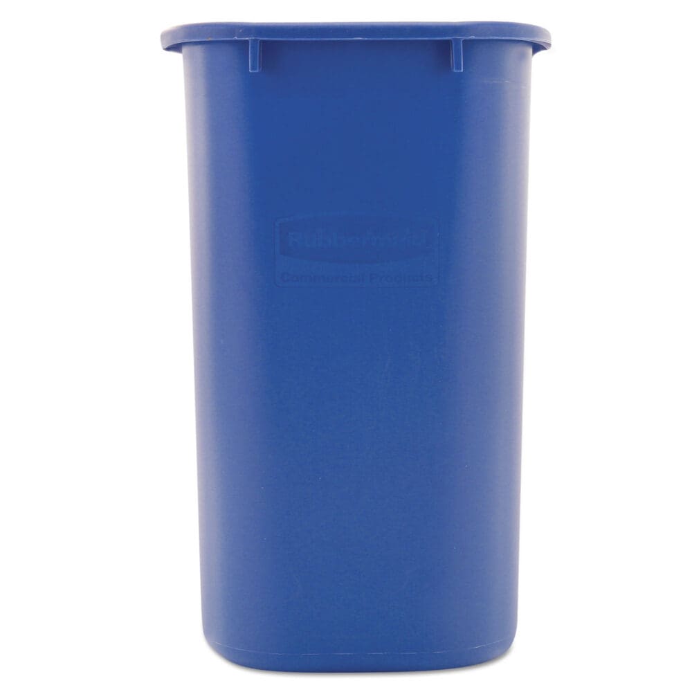 Deskside Recycling Container, Medium, 28.13 qt, Plastic, Blue - Image 6