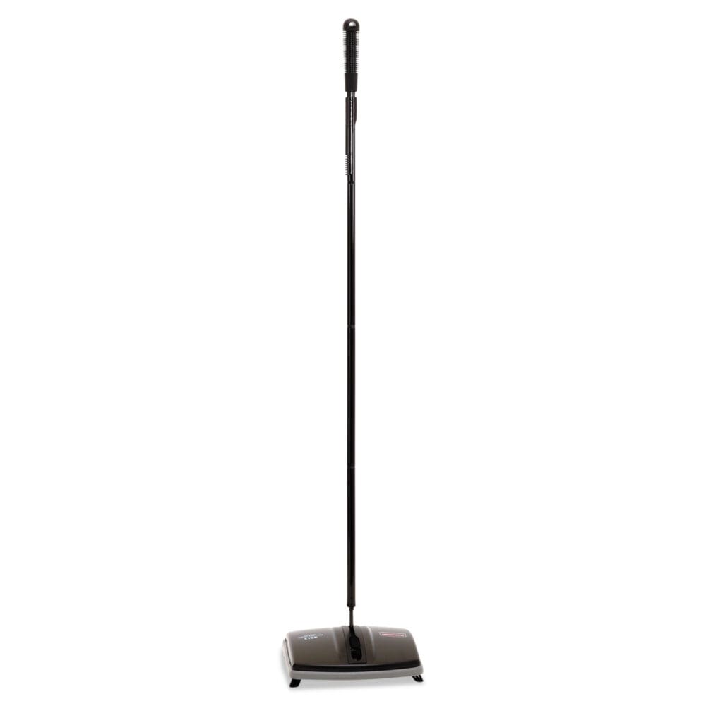 Floor and Carpet Sweeper, 44" Handle, Black/Gray - Image 5