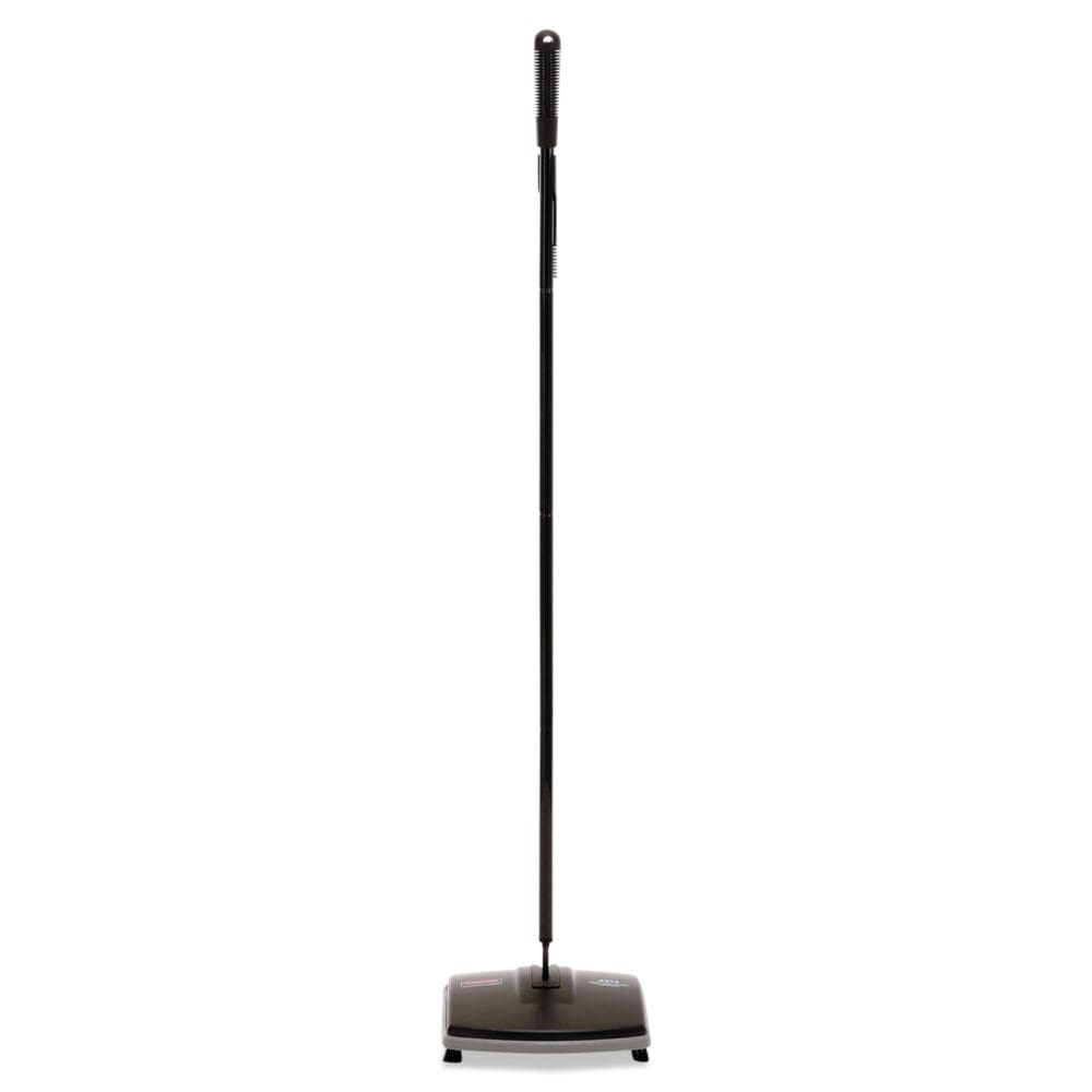 Floor and Carpet Sweeper, 44" Handle, Black/Gray - Image 7