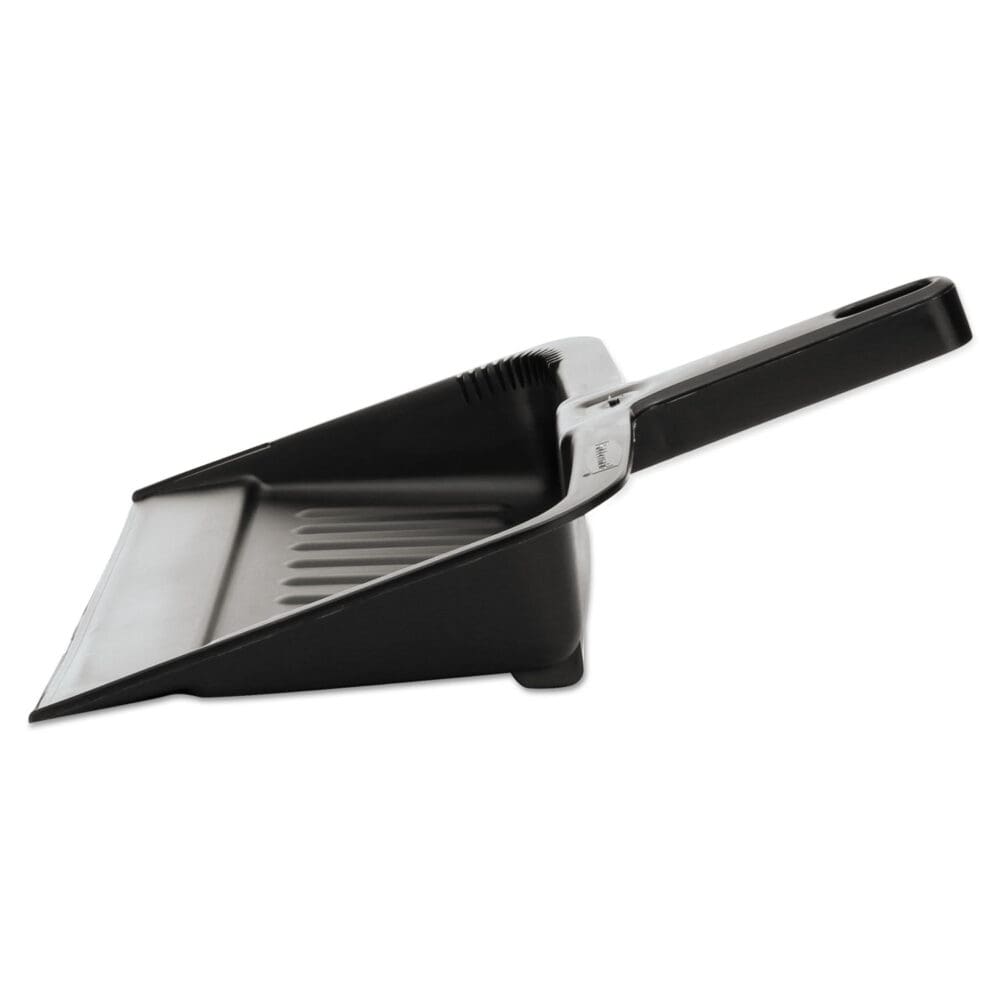 Heavy-Duty Dustpan, 8.25 x 12.25 , Polypropylene, Charcoal - Image 3