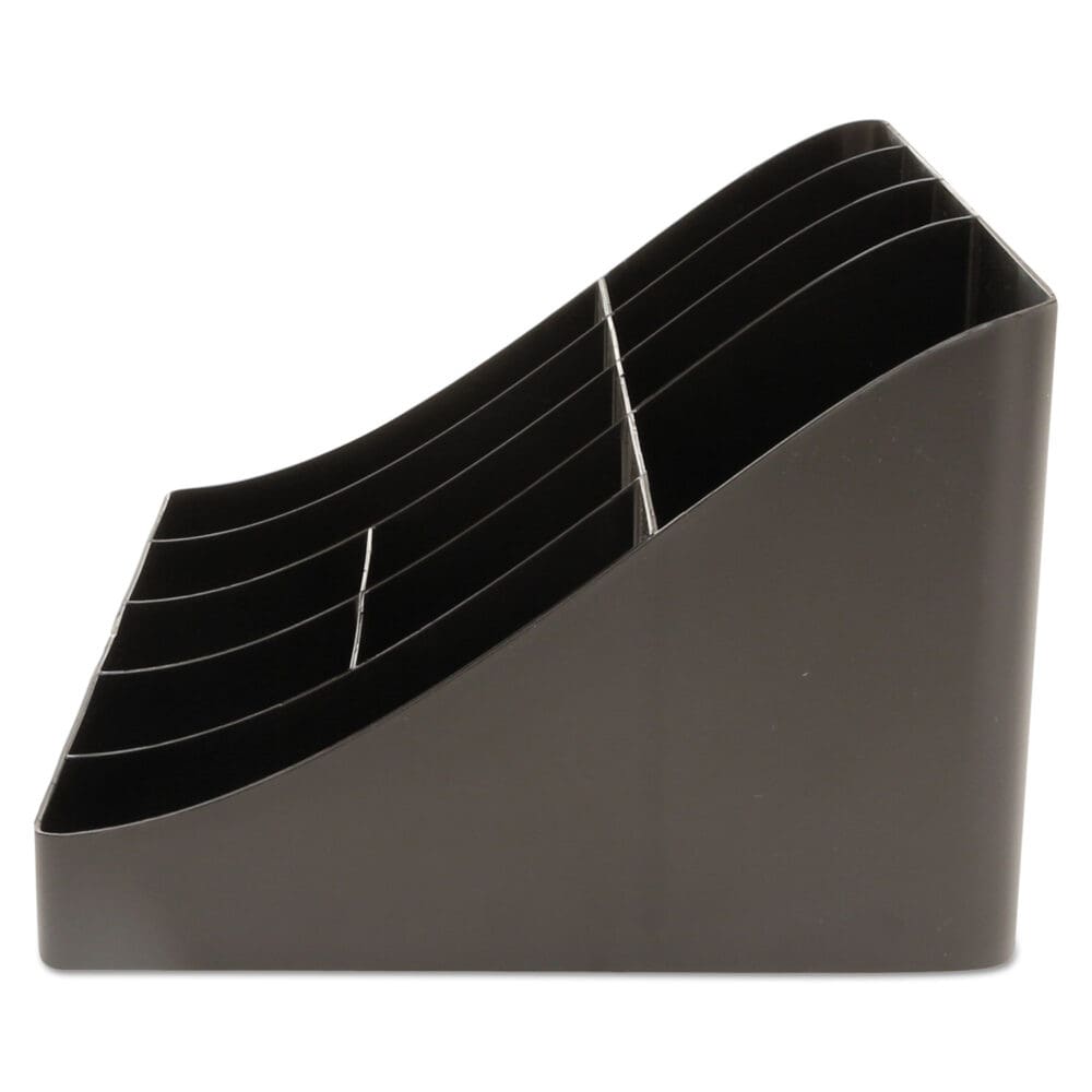 11-Compartment Coffee Condiment Organizer, 18.25 x 6.63 x 9.78, Black - Image 6