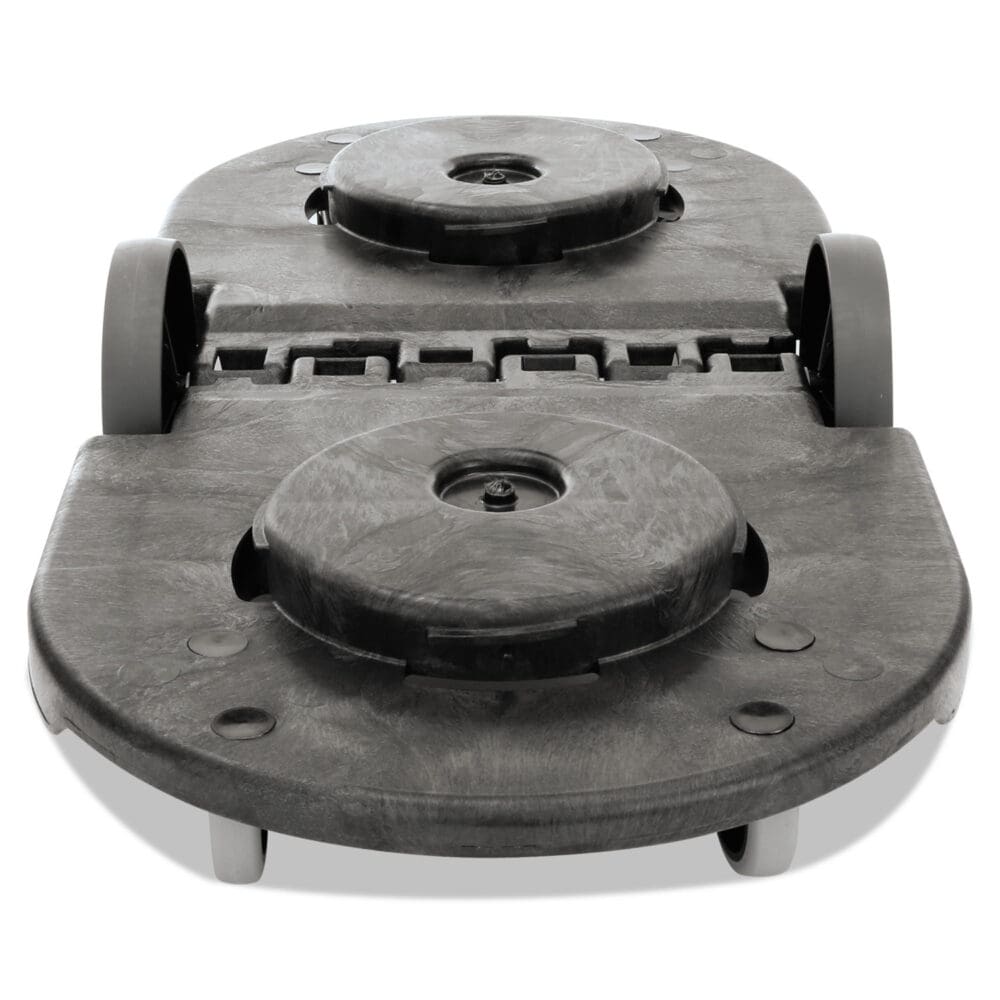 Tandem Dolly, Two-Container, 300 lb Capacity, 20.25w x 45d x 8h, Black - Image 2