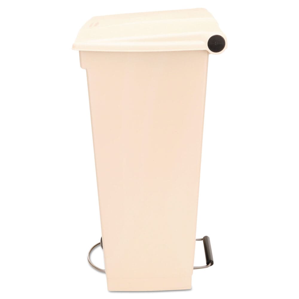Legacy Step-On Receptacle, 23 gal, Polyethylene, Beige - Image 6