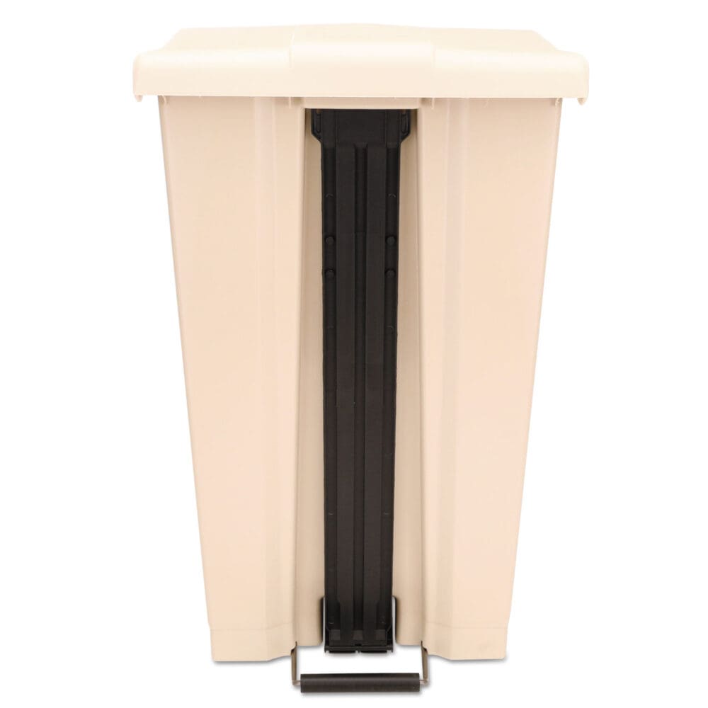 Legacy Step-On Receptacle, 23 gal, Polyethylene, Beige - Image 2