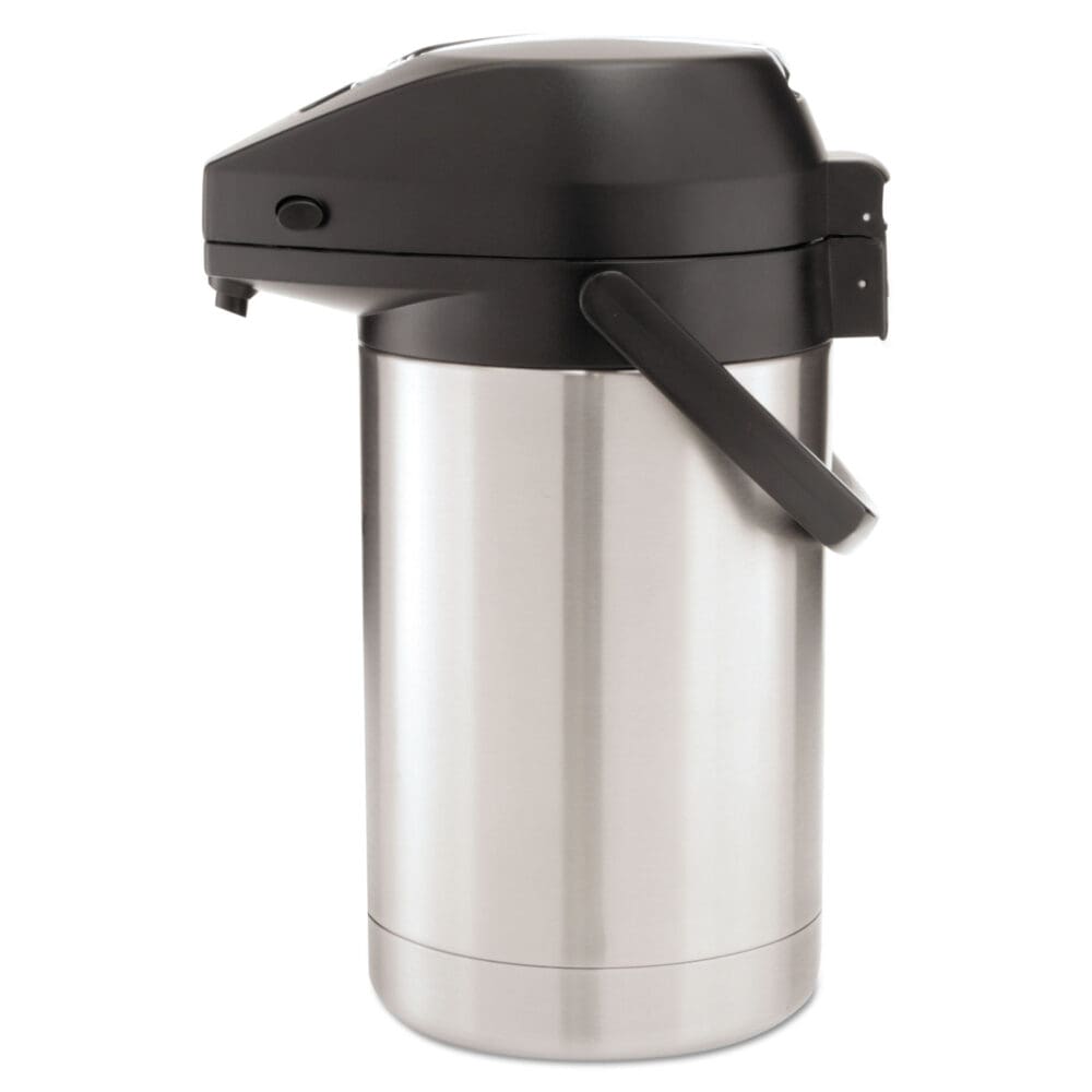 2.5 Liter Lever Action Airpot, Stainless Steel/Black - Image 2