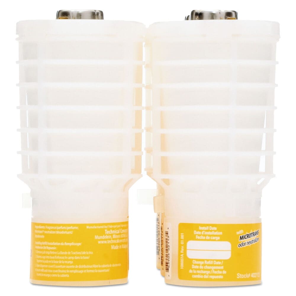TCell Microtrans Odor Neutralizer Refill, Citrus, 1.62 oz, 6/Carton - Image 3