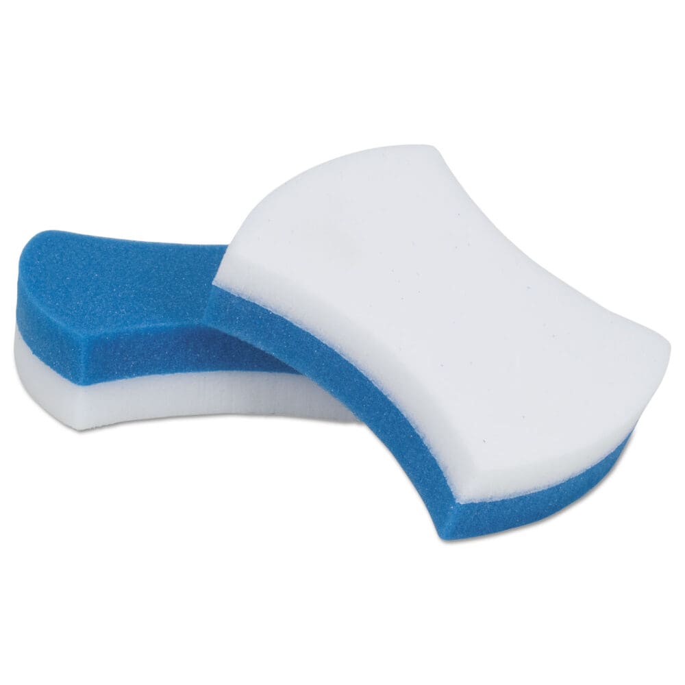 Easy Erasing Pad 4004, 2.8 x 4.5 x 1.2, Blue/White, 12/Carton - Image 3