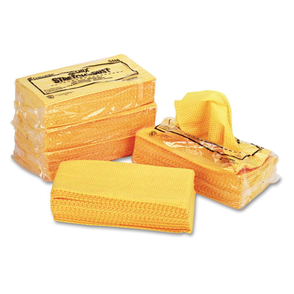 Stretch 'n Dust Cloths, 23.25 x 24, Orange/Yellow, 20/Bag, 5 Bags/Carton - Image 5