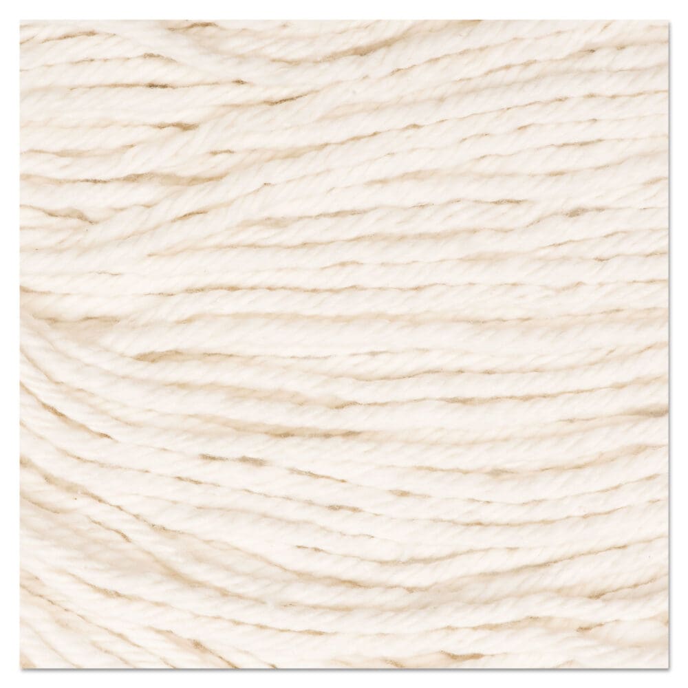 Super Loop Wet Mop Head, Cotton/Synthetic Fiber, 5" Headband, Large Size, White, 12/Carton - Image 10