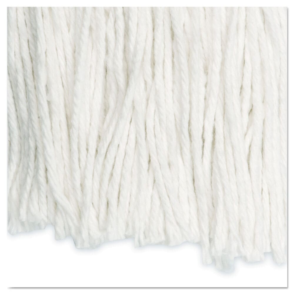 Cut-End Wet Mop Head, Rayon, No. 24, White - Image 5