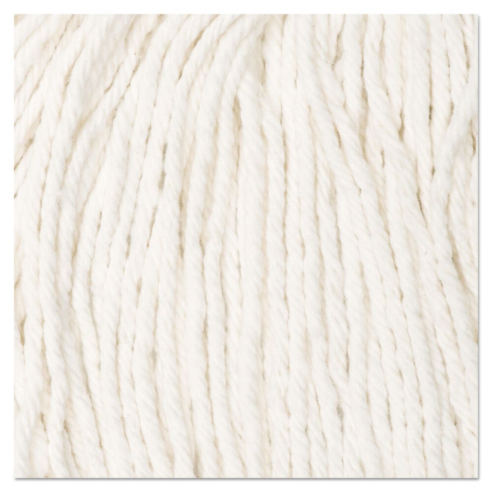 Cut-End Wet Mop Head, Cotton, #16, White, 12/Carton - Image 10