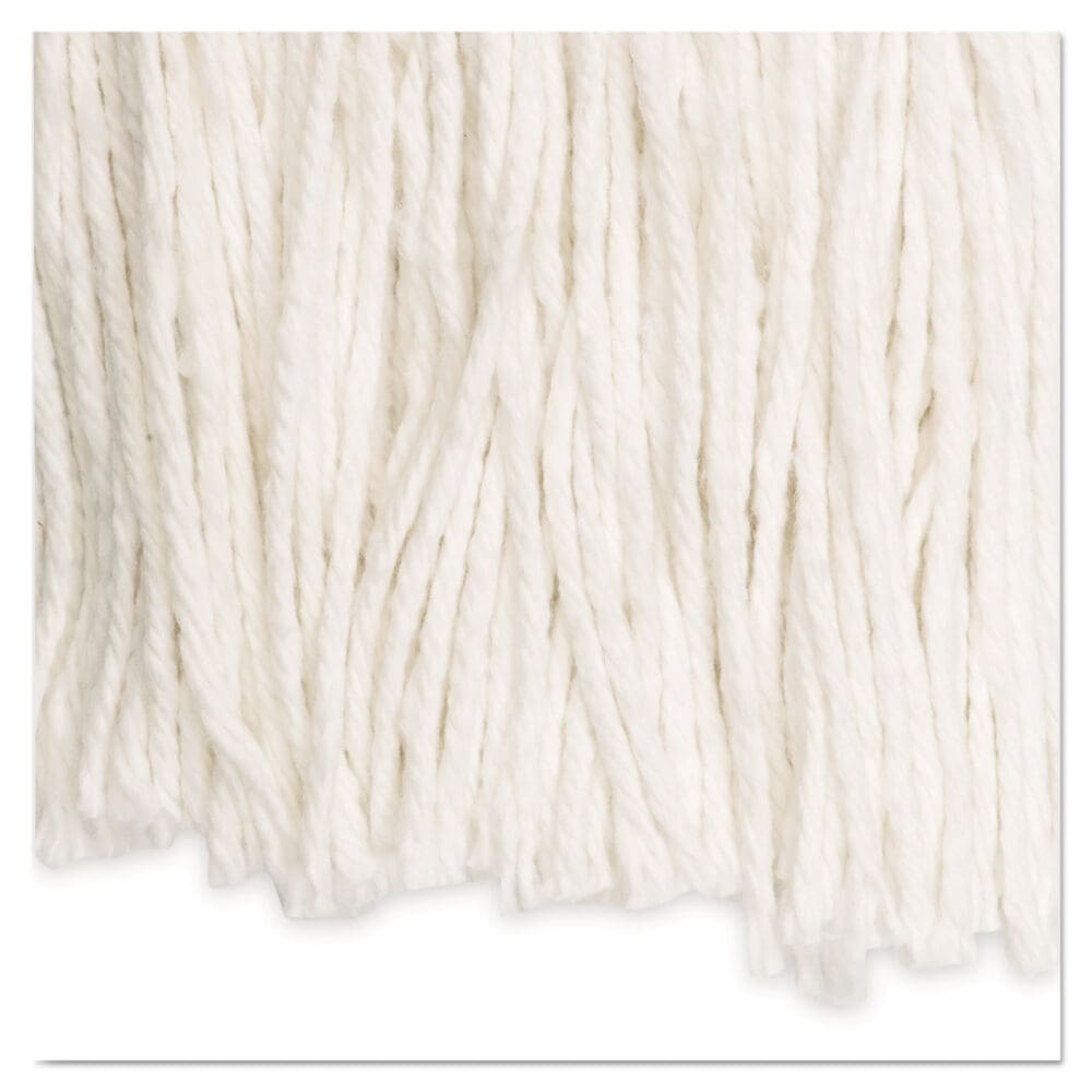 Cut-End Wet Mop Head, Rayon, No. 20, White, 12/Carton - Image 7