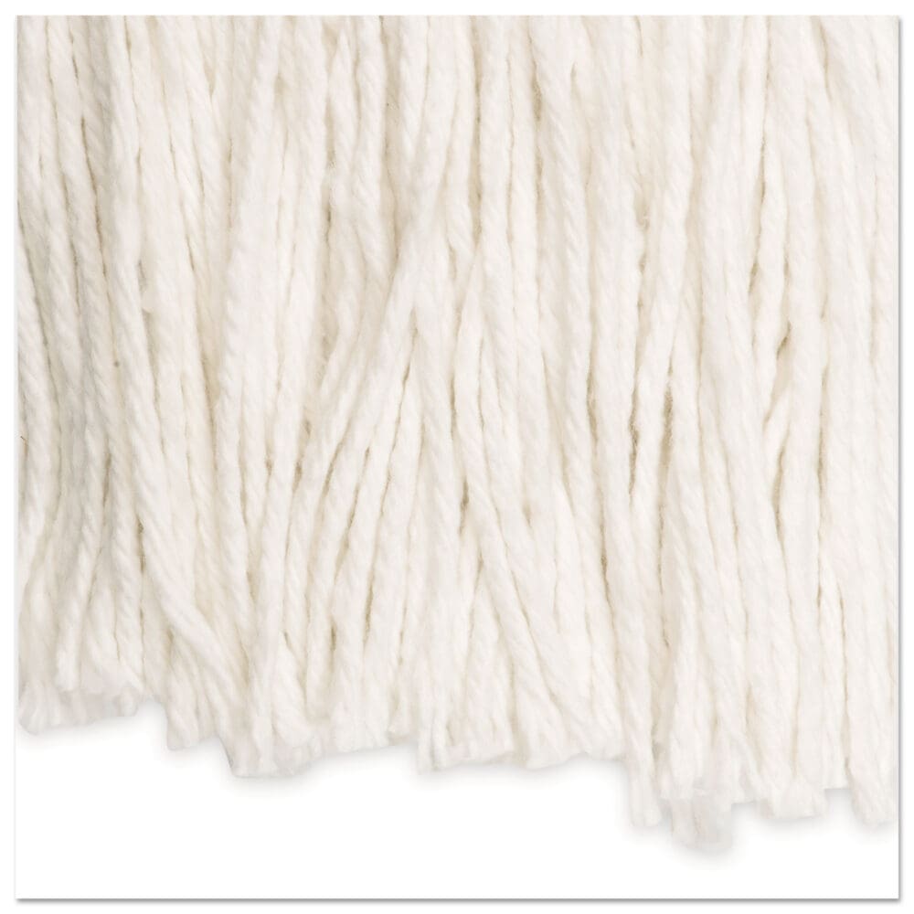 Cut-End Wet Mop Head, Rayon, No. 20, White - Image 5