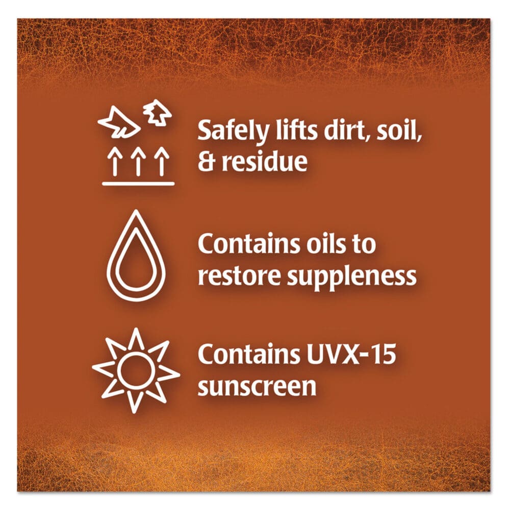 Leather Wipes, 1-Ply, 7 x 8, White, 30/Canister, 4 Canisters/Carton - Image 2