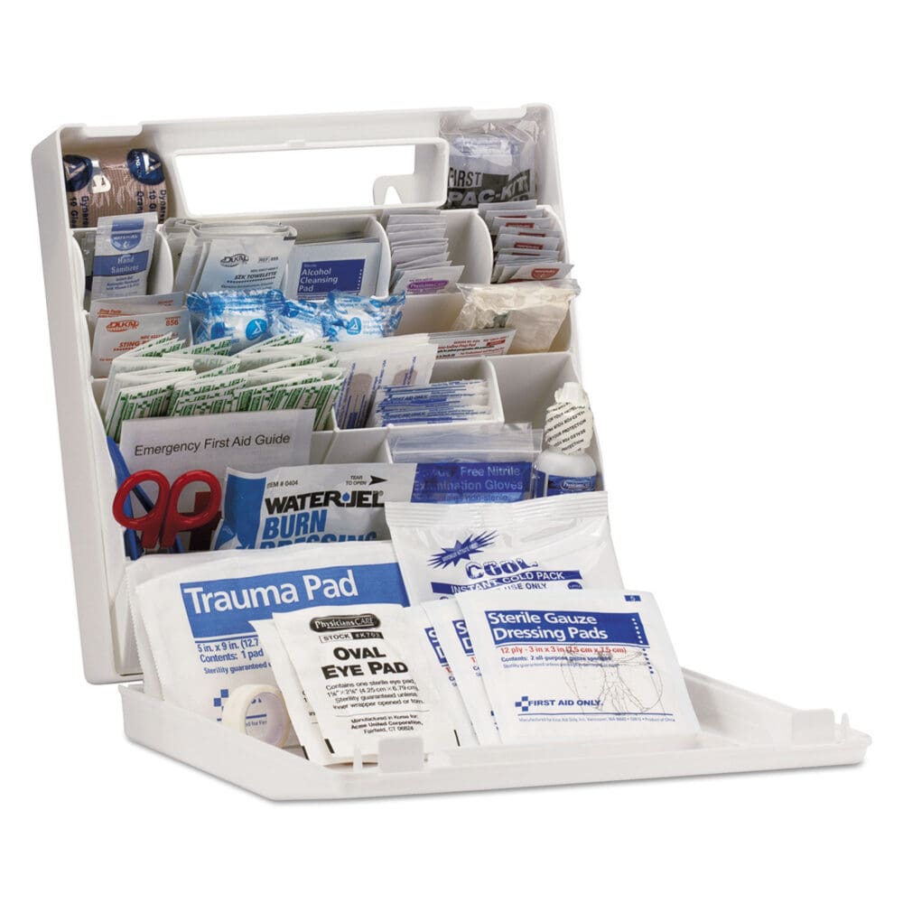 ANSI Class A+ First Aid Kit for 50 People, 183 Pieces, Plastic Case - Image 2