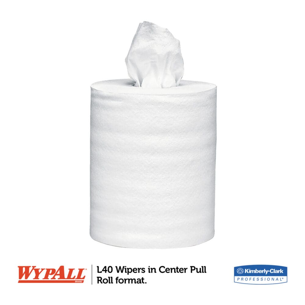 L40 Towels, Center-Pull, 10 x 13.2, White, 200/Roll, 2/Carton - Image 6