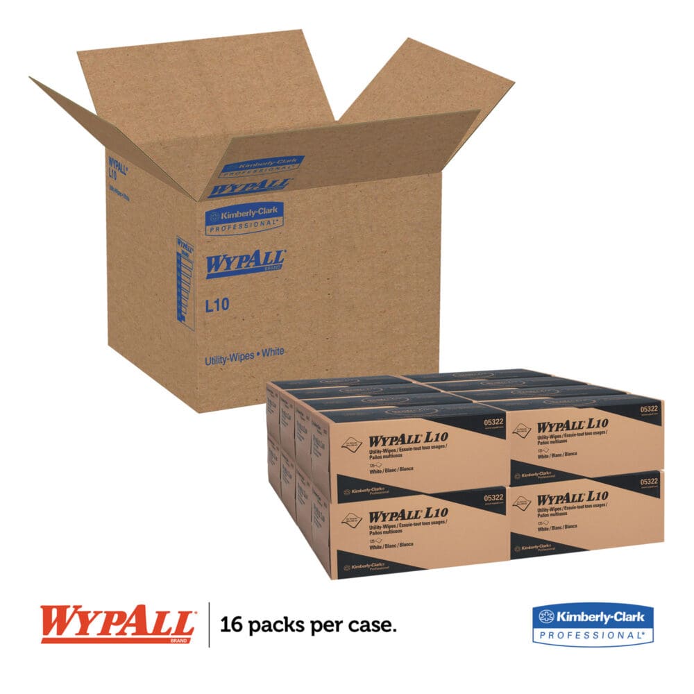L10 Towels POP-UP Box, 1-Ply, 12 x 10.25, White, 125/Box, 18 Boxes/Carton - Image 6