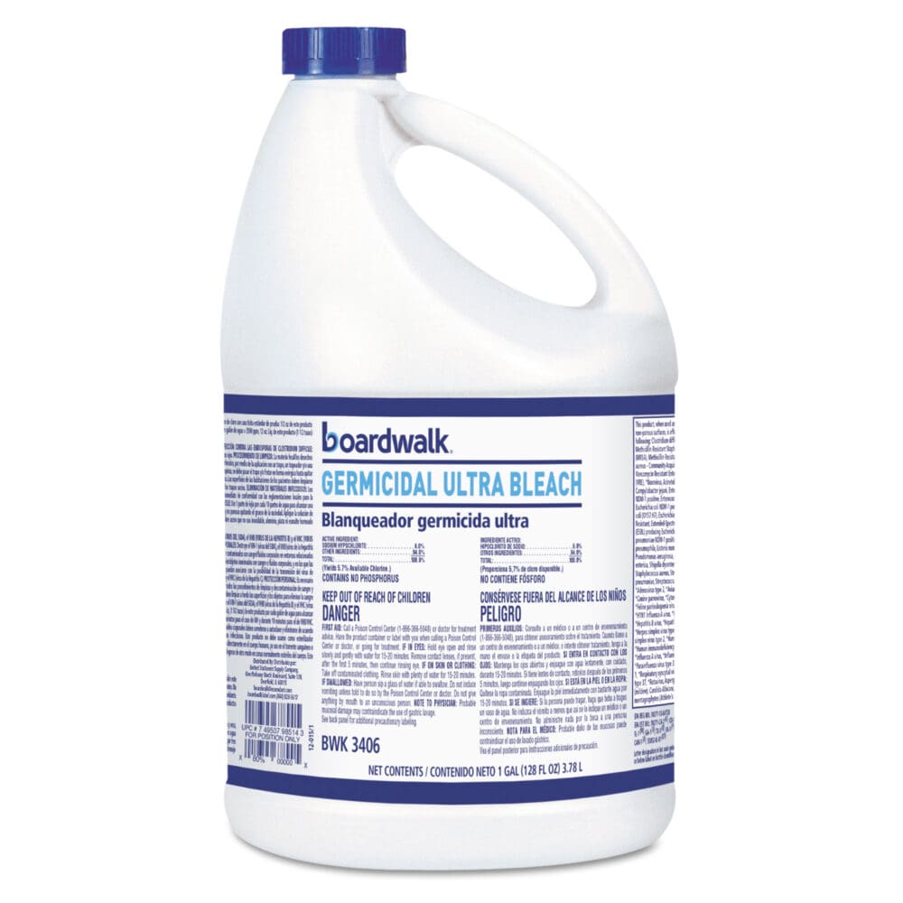 Ultra Germicidal Bleach, 1 gal Bottle, 6/Carton - Image 2
