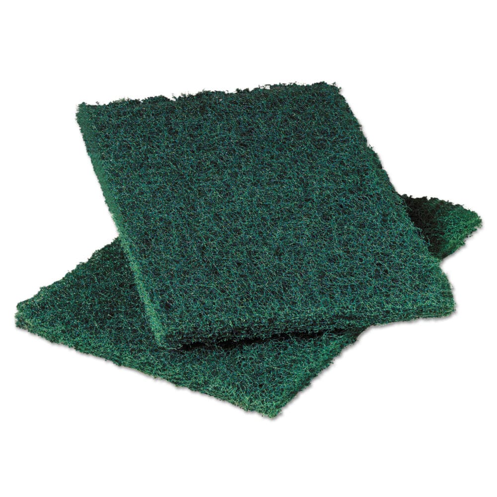 Heavy Duty Scouring Pad 86, 6 x 9, Green, 12/Pack, 3 Packs/Carton - Image 2