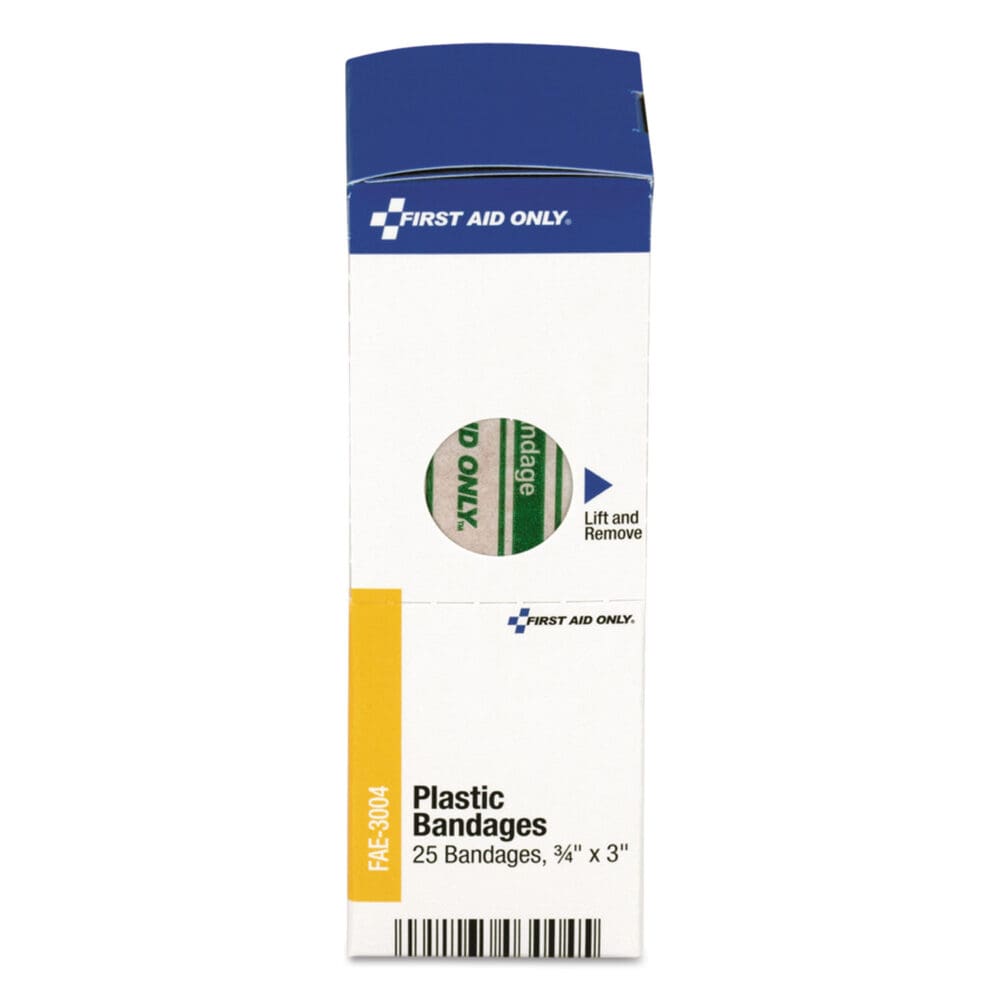 SmartCompliance Plastic Bandages, 0.75 x 3, 25/Box - Image 2