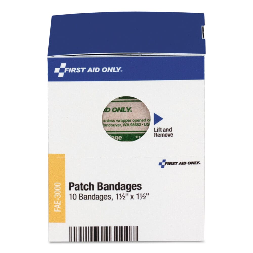 SmartCompliance Patch Bandages, 1.5 x 1.5, 10/Box - Image 3