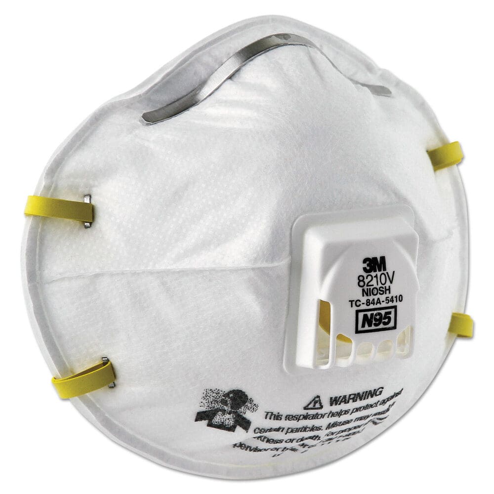 Particulate Respirator 8210V, N95, Cool Flow Valve, Standard Size, 10/Box - Image 4