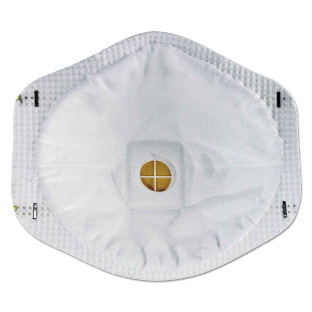 Particulate Respirator w/Cool Flow Exhalation Valve, Standard Size, 10/Box - Image 3
