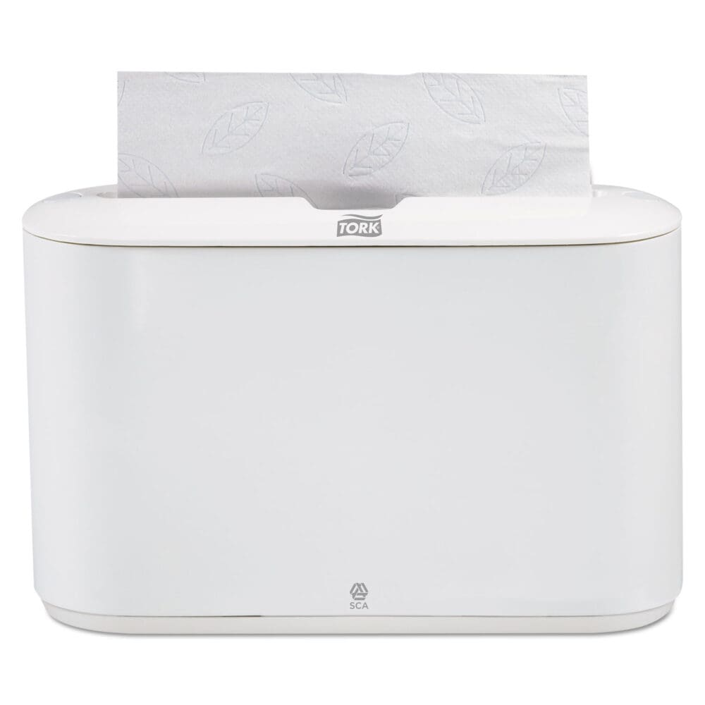 Xpress Countertop Towel Dispenser, 12.68 x 4.56 x 7.92, White - Image 2