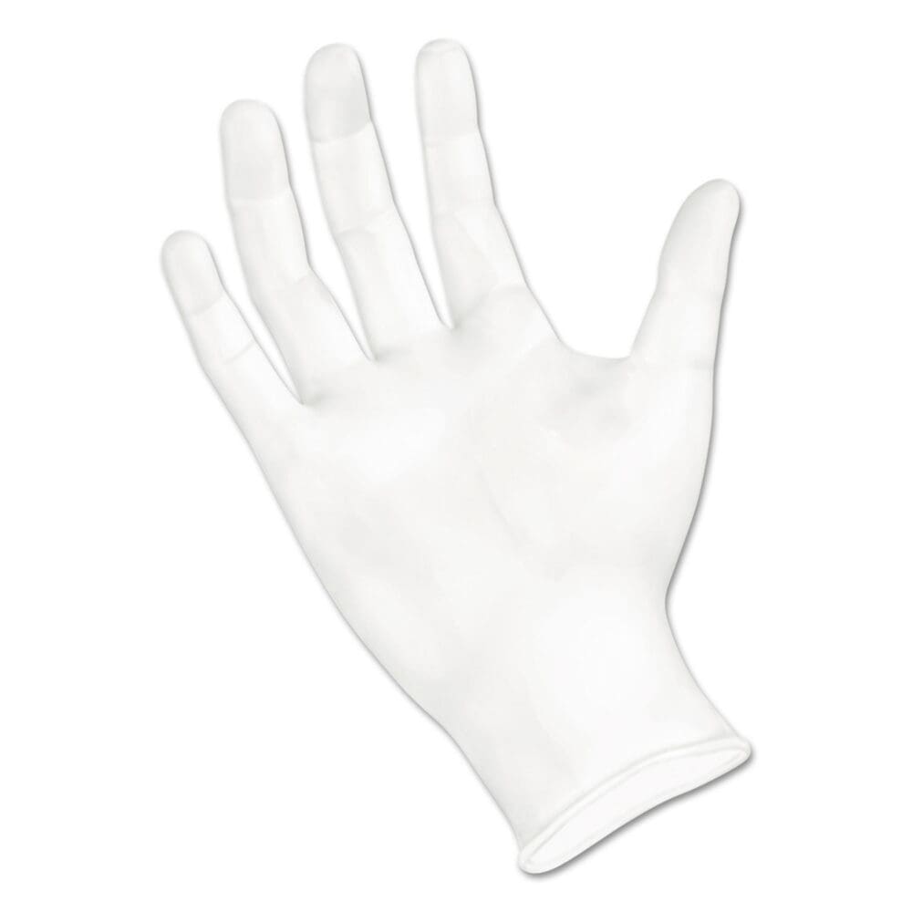Exam Vinyl Gloves, Powder/Latex-Free, 3 3/5 mil, Clear, Large, 100/Box - Image 2