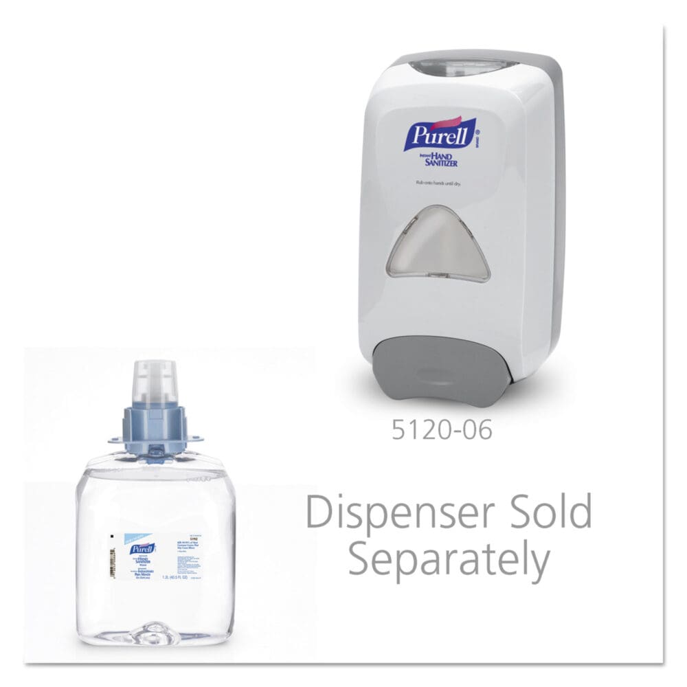Advanced Hand Sanitizer Foam, For CS4 and FMX-12 Dispensers, 1,200 mL Refill, Unscented - Image 2