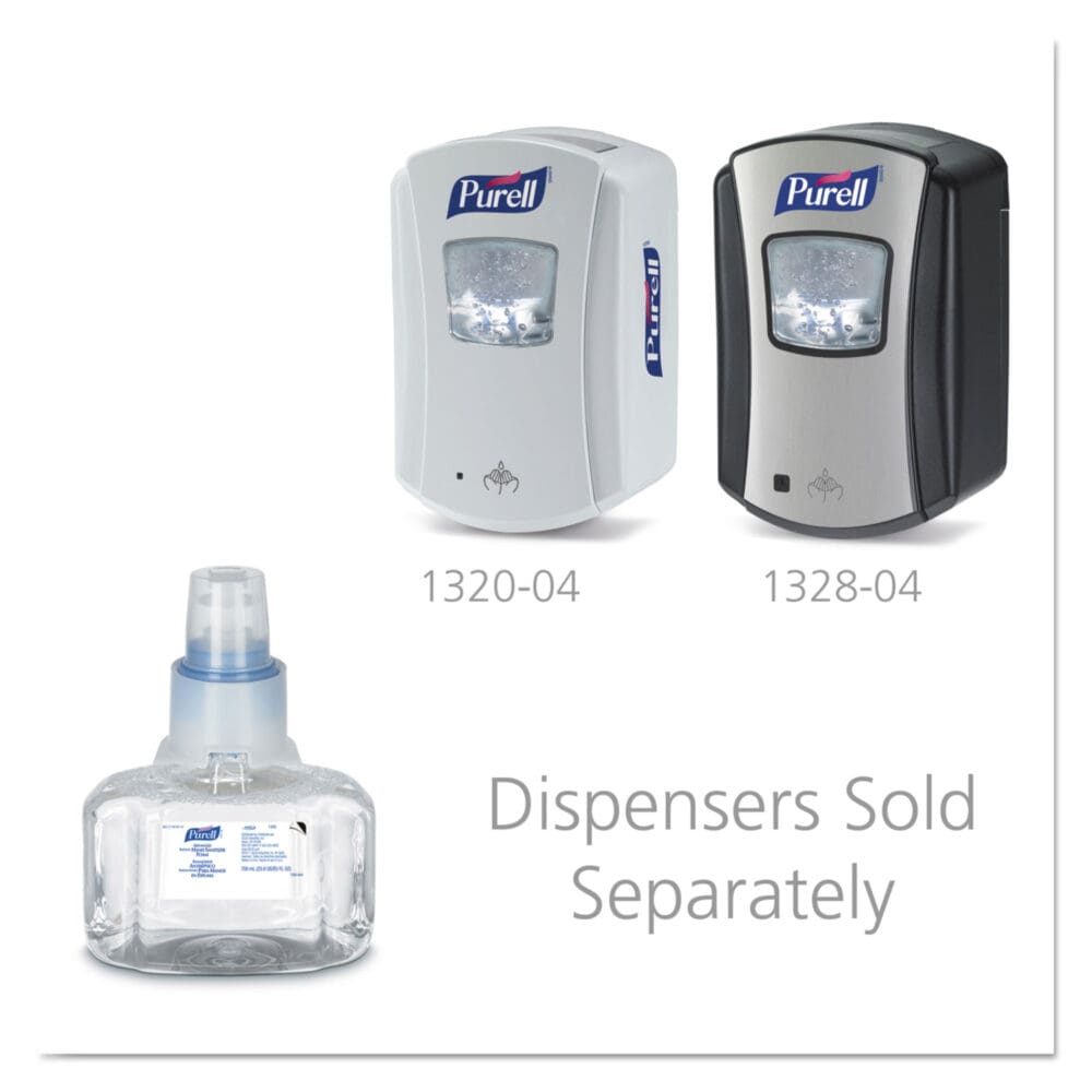 Advanced Hand Sanitizer Foam, For LTX-7 Dispensers, 700 mL Refill, Fragrance-Free, 3/Carton - Image 2