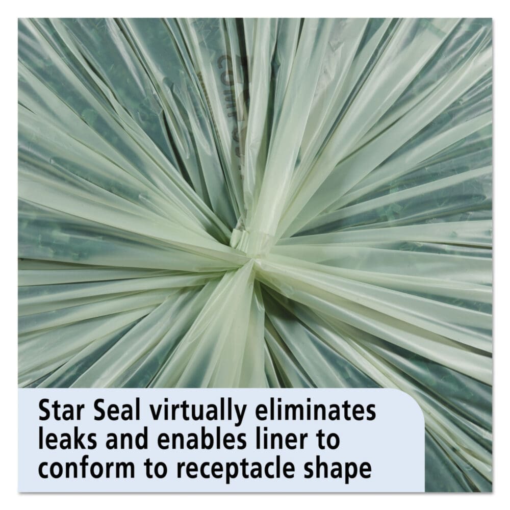 EcoSafe-6400 Bags, 64 gal, 0.85 mil, 48" x 60", Green, 30/Box - Image 9