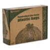 Controlled Life-Cycle Plastic Trash Bags, 13 gal, 0.7 mil, 24" x 30", White, 120/Box - Image 6