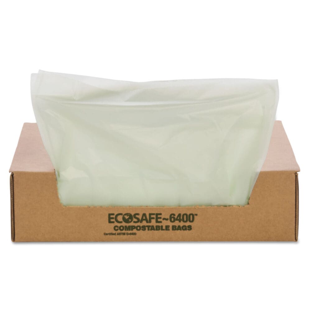 EcoSafe-6400 Bags, 48 gal, 0.85 mil, 42" x 48", Green, 40/Box - Image 8