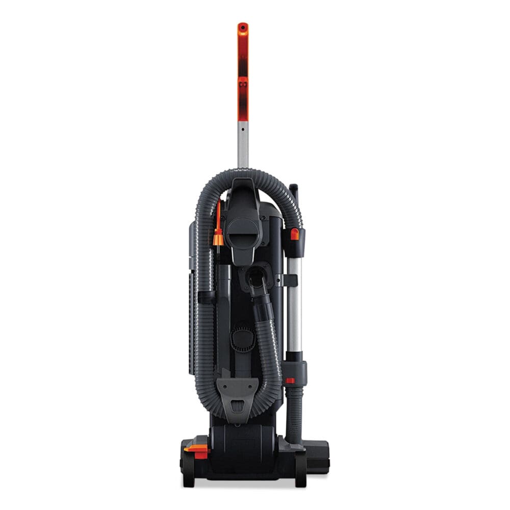 HushTone Vacuum Cleaner with Intellibelt, 15" Cleaning Path, Gray/Orange - Image 5