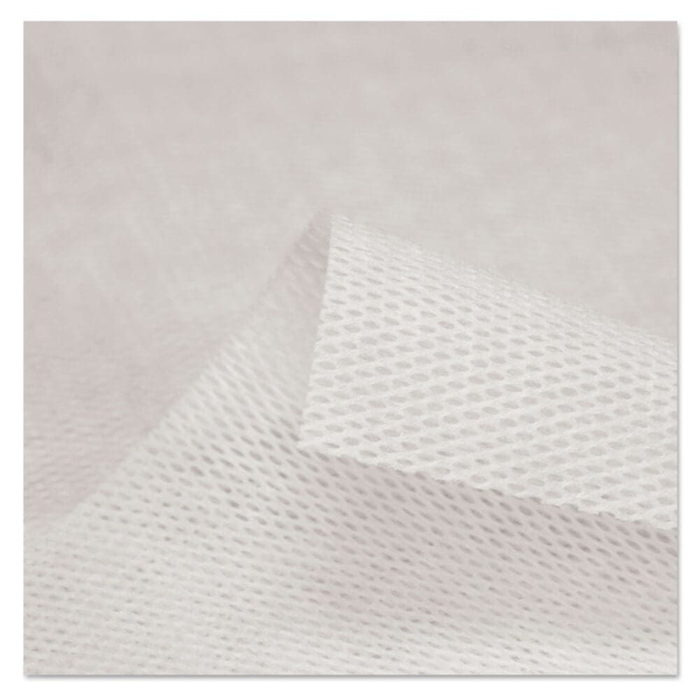 Masslinn Shop Towels, 1-Ply, 12 x 17, Unscented, White, 100/Pack, 12 Packs/Carton - Image 3