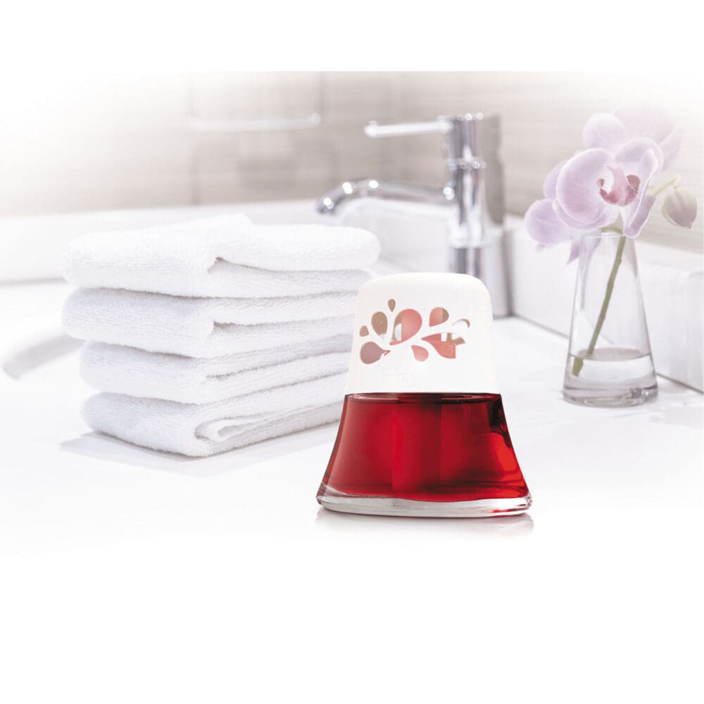 Scented Oil Air Freshener, Macintosh Apple and Cinnamon, Red, 2.5 oz, 6/Carton - Image 3