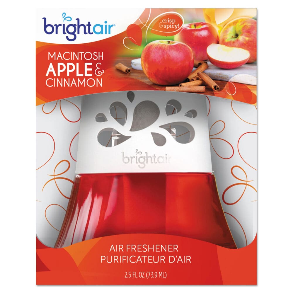 Scented Oil Air Freshener, Macintosh Apple and Cinnamon, Red, 2.5 oz, 6/Carton - Image 2