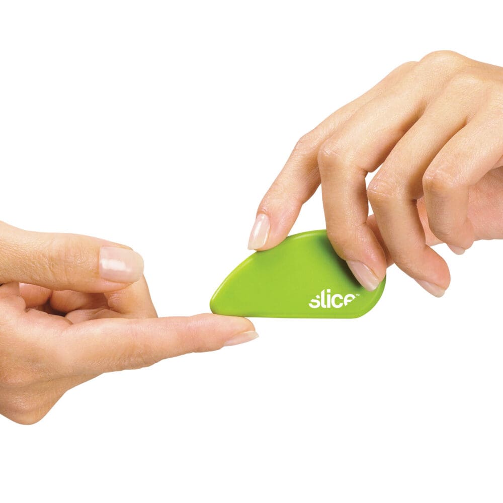 Safety Cutters, Fixed, Non Replaceable Micro Safety Blade, 0.1" Ceramic Blade, 2.4" Plastic Handle, Green - Image 9