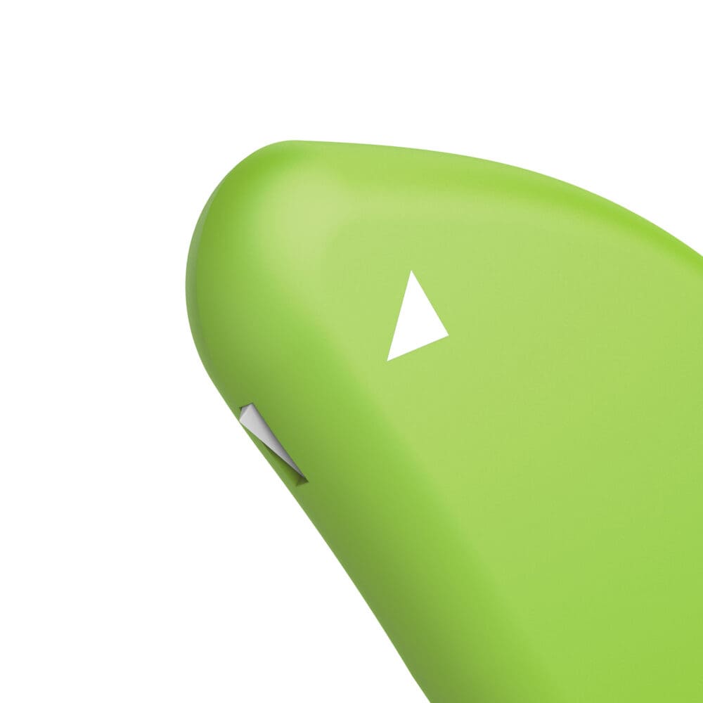Safety Cutters, Fixed, Non Replaceable Micro Safety Blade, 0.1" Ceramic Blade, 2.4" Plastic Handle, Green - Image 3