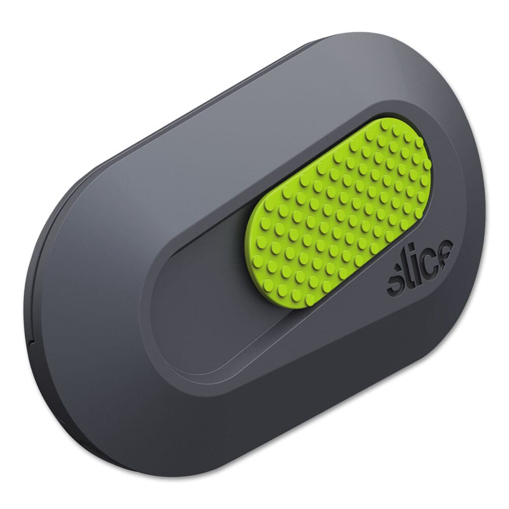 Mini Cutters, Replaceable Double-Sided 1.29" Ceramic Zirconium Oxide Blade, 2.5" Nylon Handle, Gray/Green - Image 3