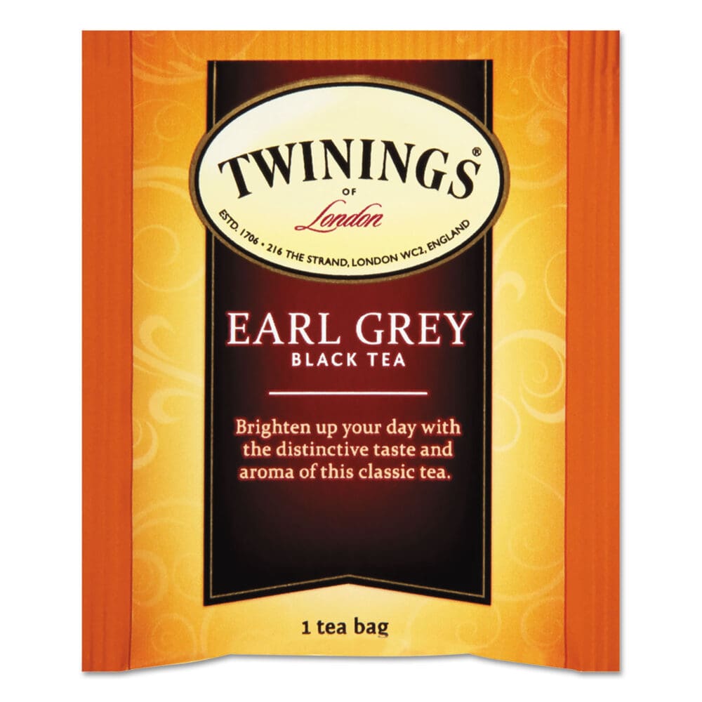 Tea Bags, Earl Grey, 1.76 oz, 25/Box - Image 2