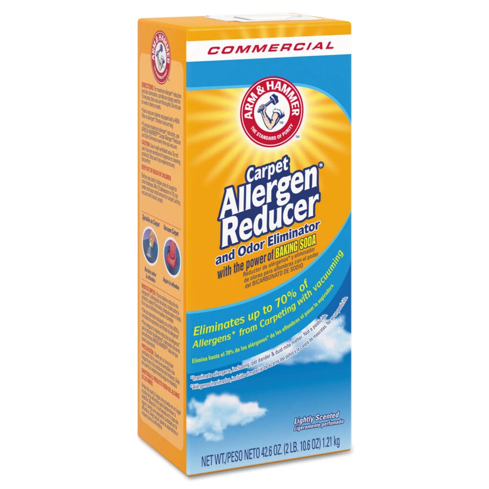 Carpet and Room Allergen Reducer and Odor Eliminator, 42.6 oz Box, 9/Carton - Image 3