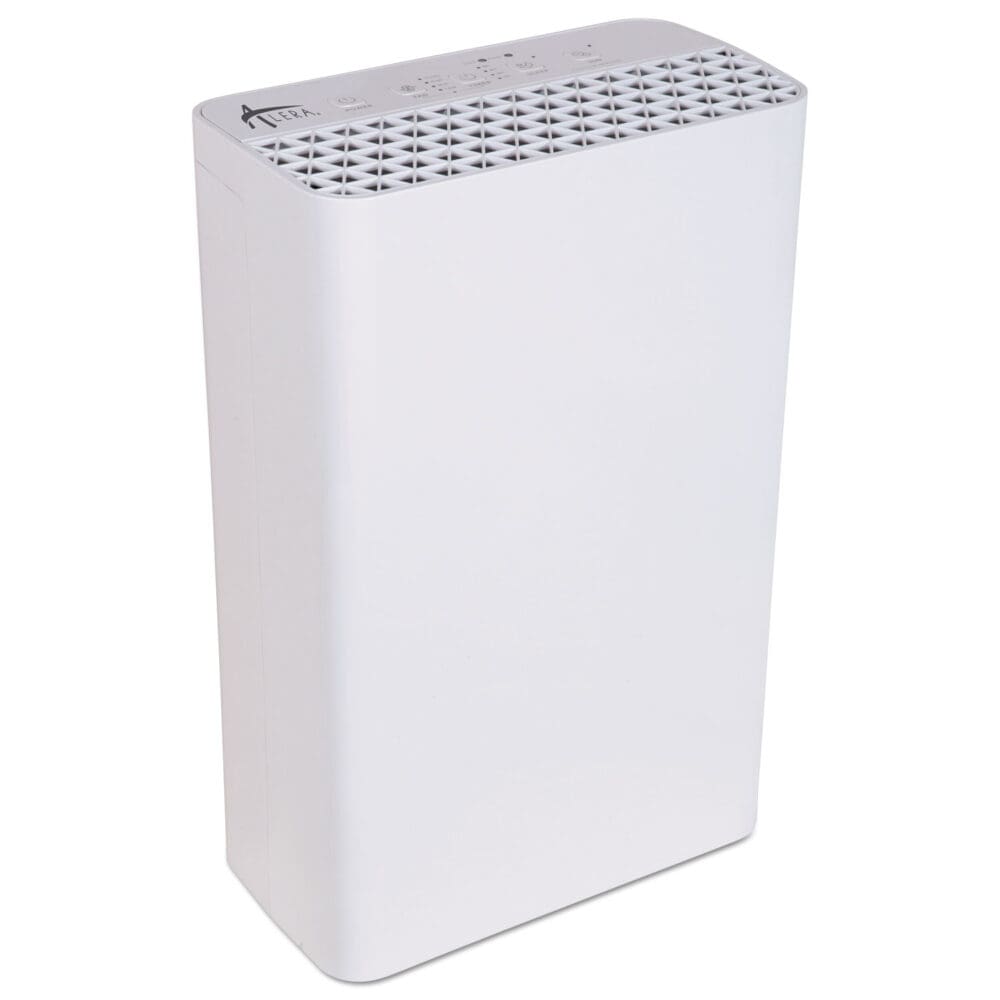 3-Speed HEPA Air Purifier, 215 sq ft Room Capacity, White - Image 2