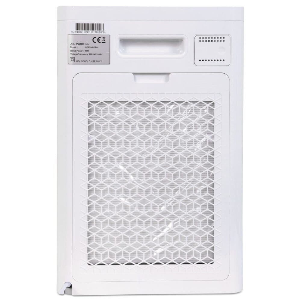 3-Speed HEPA Air Purifier, 215 sq ft Room Capacity, White - Image 3