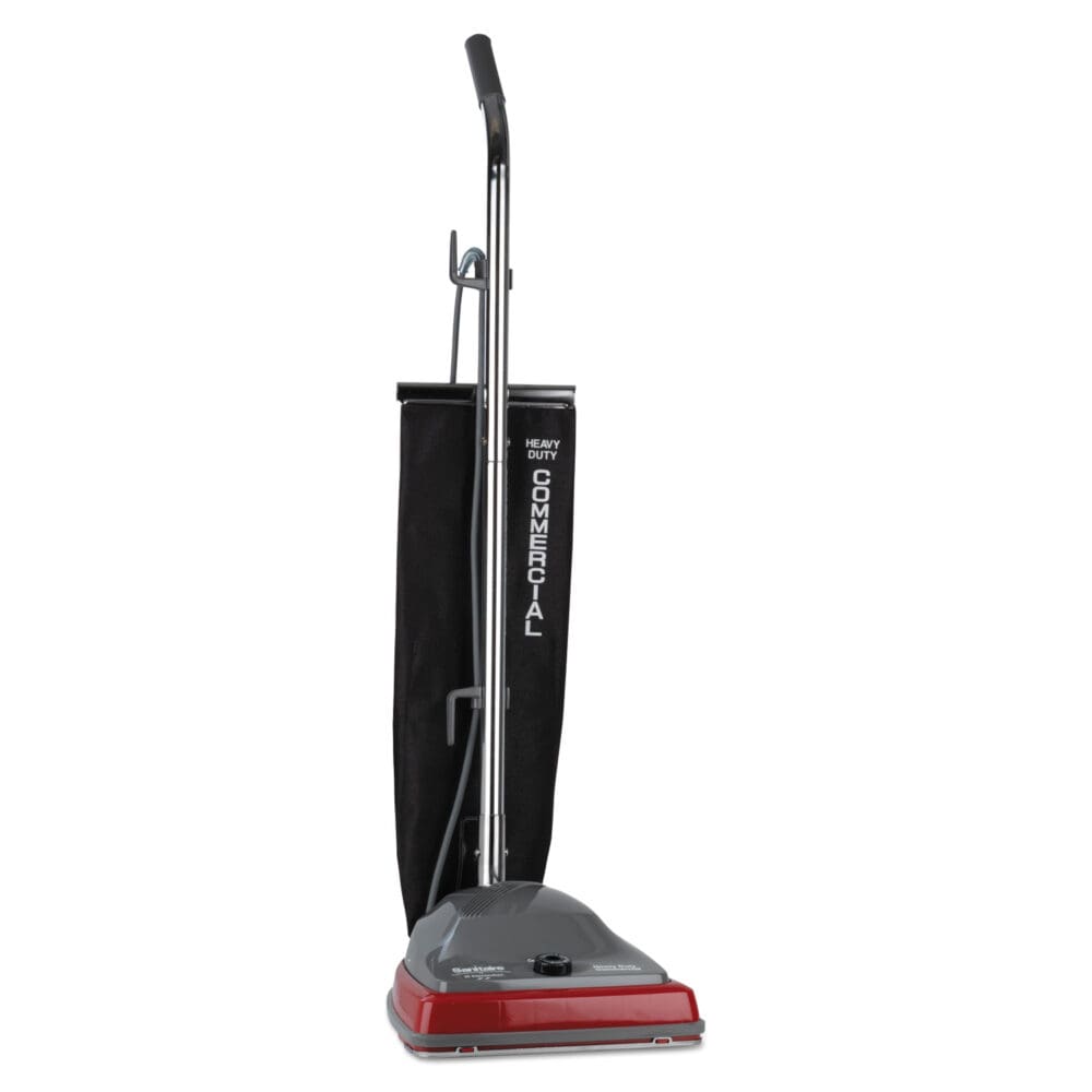 TRADITION Upright Vacuum SC679J, 12" Cleaning Path, Gray/Red/Black - Image 2